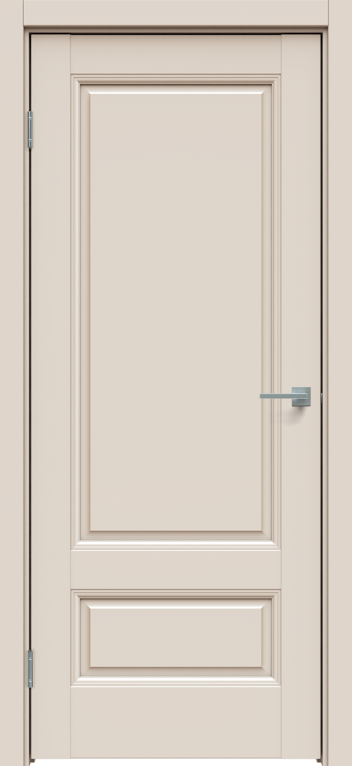 Межкомнатная дверь экошпон 660 ДГ, Магнолия