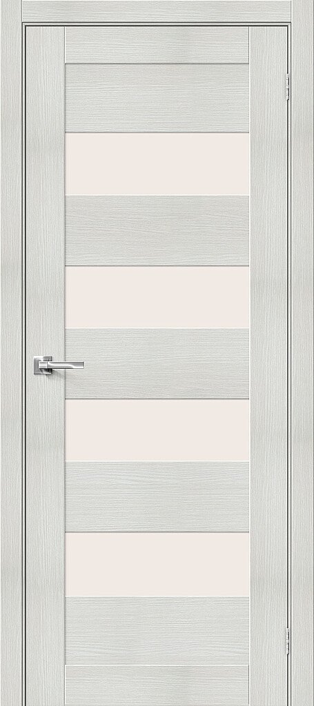 Дверь межкомнатная, эко шпон модель-23 Magic Fog, Bianco Veralinga