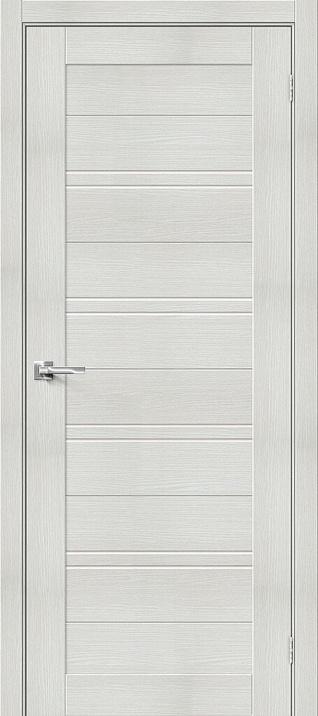 Дверь межкомнатная, эко шпон модель-28, Bianco Veralinga