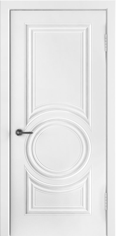 Ульяновские двери Скин-5 ДГ, Белая эмаль