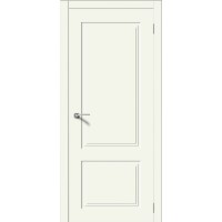 Дверь межкомнатная классическая, Квадро-2, глухая, эмаль лайтбеж