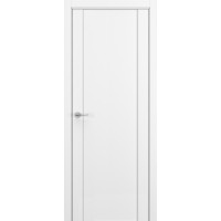 Межкомнатная дверь S S25 ДГ, экошпон, Белый матовый