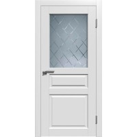 Дверь межкомнатная классическая, Гранд 3 ПО, Эмаль RAL 9003