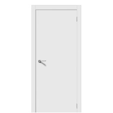 По материалу дверей,Дверь Межкомнатная, модель Моно, глухая, эмаль белая