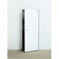 Дверь межкомнатная P-0 Invisible кромка ABS c 4-х ст. цвет белый грунт