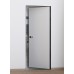 Скрытая дверь Невидимка 700 Reverse, INVISIBLE, под покраску, матовая алюминиевая черная кромка с 4х сторон