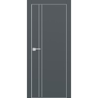 Раменские двери, P-20 AL молдинг, кромка ABS с 2-х сторон, Графит