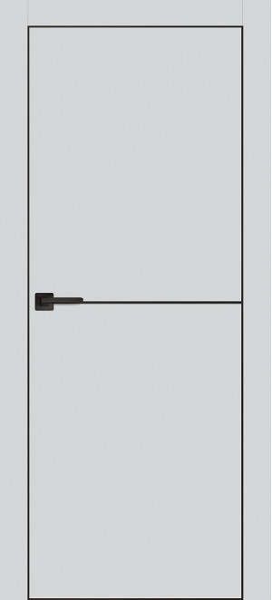 «Агат: стильные двери PX-19 AL с чёрной кромкой от Раменских дверей».