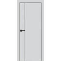 Раменские двери, PX-20 AL кромка черная, Агат