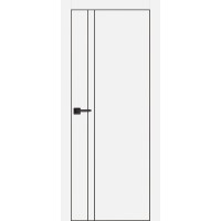 Раменские двери, PX-20 AL кромка черная, Белый