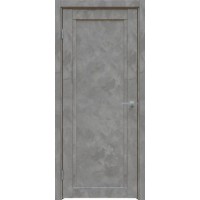 Межкомнатная дверь экошпон 619 ПГ, Бетон темно-серый