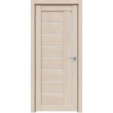 Межкомнатные двери,Межкомнатная дверь экошпон L2 satinato, лиственница кремовая