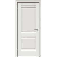 Межкомнатная дверь экошпон 625 ДГ, Белоснежно матовый