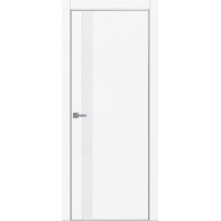 Новосибирские двери Tamburat 4104 лакобель белая, металлическая кромка, Аляска суперматовая
