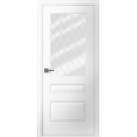 Белорусские двери Роялти, мателюкс 39, эмаль белая