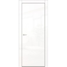 По материалу дверей,Дверь Геона Gloss ДГ, AL кромкой, Высокий глянец, Белый VG