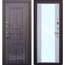 Входные двери,Входная металлическая дверь Филадельфия, Дуб графит/ Дуб крем