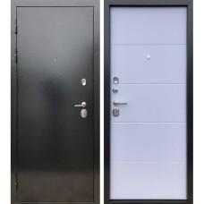 Входные двери,Входная дверь Shelter Оптима-11, Антик тёмное серебро / Бостон цвет белый матовый