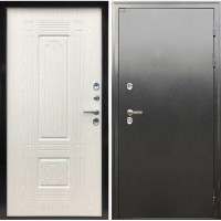 Входная дверь с терморазрывом Shelter Термо-3, Антик тёмное серебро / Алмон 25 Винорит
