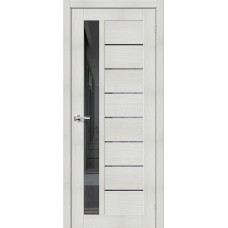 По цвету дверей,Дверь межкомнатная, эко шпон модель-27 Mirox Grey, Bianco Veralinga