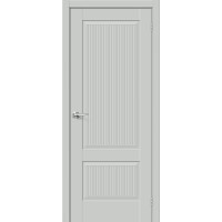 Дверь межкомнатная Прима-12.Ф7 ПГ Эмалит, цвет Grey Matt
