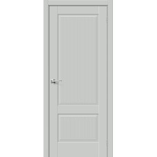 Каталог,Дверь межкомнатная Прима-12.Ф7 ПГ Эмалит, цвет Grey Matt