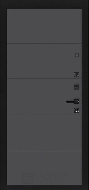 «Входная дверь Лабиринт TRENDO 13 — Графит софт»