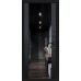 Входная дверь Лабиринт, PIANO Черный кварц Зеркало Максимум с тонировкой