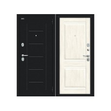 Входные двери,Дверь входная, Steel Russia - Некст Kale, Букле черное/Nordic Oak