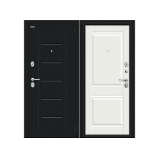 Входные двери,Дверь входная, Steel Russia - Некст Kale, Букле черное/Off-white