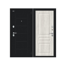 Входные двери,Дверь входная, Steel Russia - Пик 117.С14, Букле черное/Casablanca