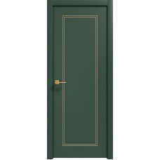 Каталог,Дверь Геона Альба-10 ДГ, ПВХ-шпон, Софт авокадо зеленая золото по контуру