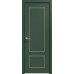 Дверь Геона Альба-11 ДГ, ПВХ-шпон, Софт авокадо зеленая золото по контуру