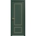 Дверь Геона Альба-13 ДГ, ПВХ-шпон, Софт авокадо зеленая золото по контуру