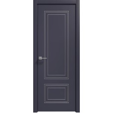 Каталог,Дверь Геона Альба-15 ДГ, ПВХ-шпон, Софт чернильный серебро по контуру