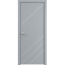 Межкомнатные двери,Дверь Геона Альба-4 ДГ, ПВХ-шпон, Софт маус золото по контуру
