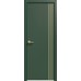 Дверь Геона Альба-7 ДГ, ПВХ-шпон, Софт авокадо зеленое золото по контуру