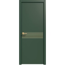 Межкомнатные двери,Дверь Геона Альба-8 ДГ, ПВХ-шпон, Софт авокадо зеленое золото по контуру