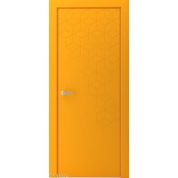 Дверь Геона СП-14 c притвором, Эмаль RAL 1028 желтый