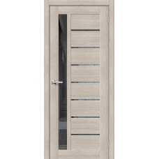Межкомнатные двери,Дверь межкомнатная, эко шпон модель-27 Mirox Grey, Cappuccino Melinga