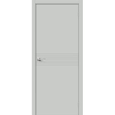 По материалу дверей,Дверь Граффити-23 ПГ, Винил, Grey Pro
