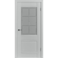 Межкомнатная дверь VFD Emalex C 2 ДО White Cloud, Steel