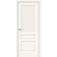 Дверь межкомнатная Классико 35 White Сrystal, White Wood