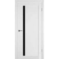 Межкомнатная дверь VFD Emalex 34 ДО Black Gloss, Ice