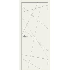 По материалу дверей,Дверь межкомнатная Граффити-5 ПГ эмаль, цвет белый Whitey