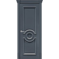 Дверь Геона Ренессанс 6 ДГ, ПВХ-шпон, Софт чернильный золото по контуру