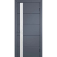Межкомнатная дверь VFD Trivia ДО Graphite White Gloss, эмаль graphite