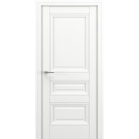 Межкомнатная дверь Ампир В3 ДГ, Экошпон, матовый белый