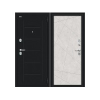 Дверь входная, Steel Russia - Граффити-5, Букле черное/ Look Art