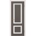 Дверь Геона Прага-2 ДГ, ПВХ-шпон, Реалвуд графит(А) / Реалвуд молочный (B)